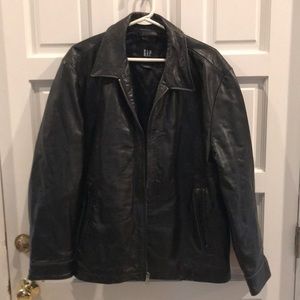 Gap leather coat